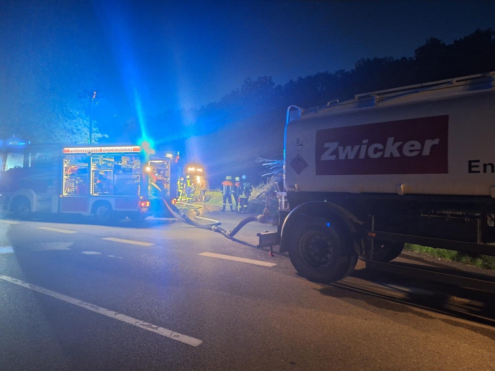Brand Ballenpresse